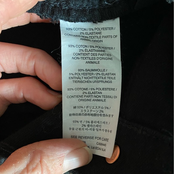 J.Crew Black Toothpick Jean - Picture 4 of 8